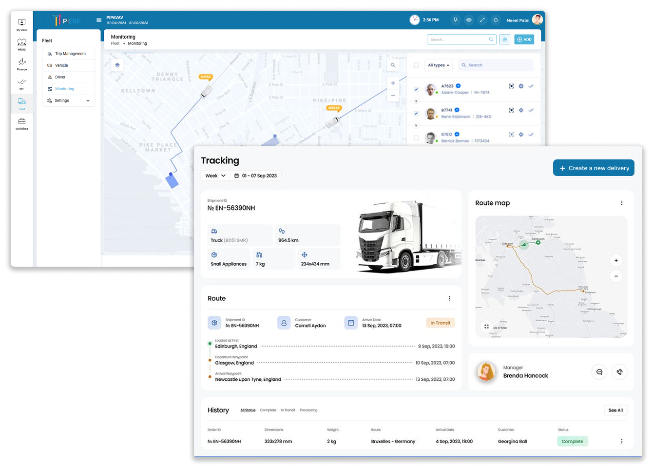 ERP for Courier