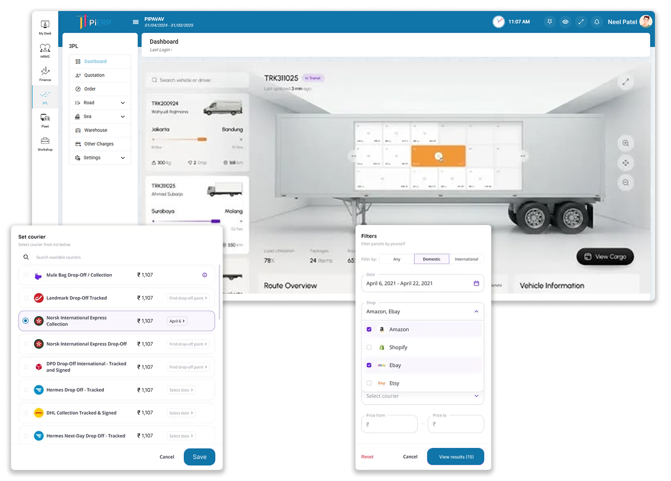 ERP for Courier