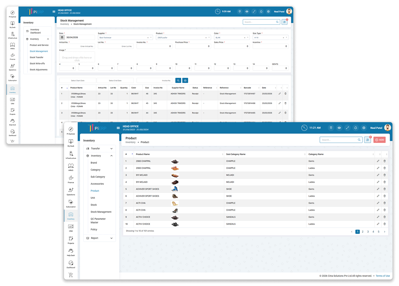 ERP for Footwear