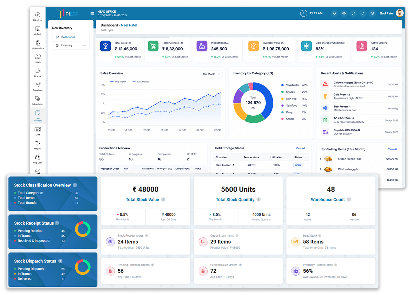 ERP for Frozen Foods Manufacturing